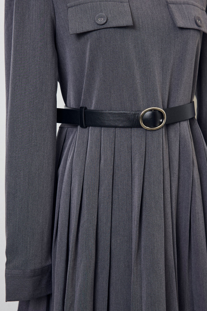 [予約]ダブルプリーツクラシカルワンピース