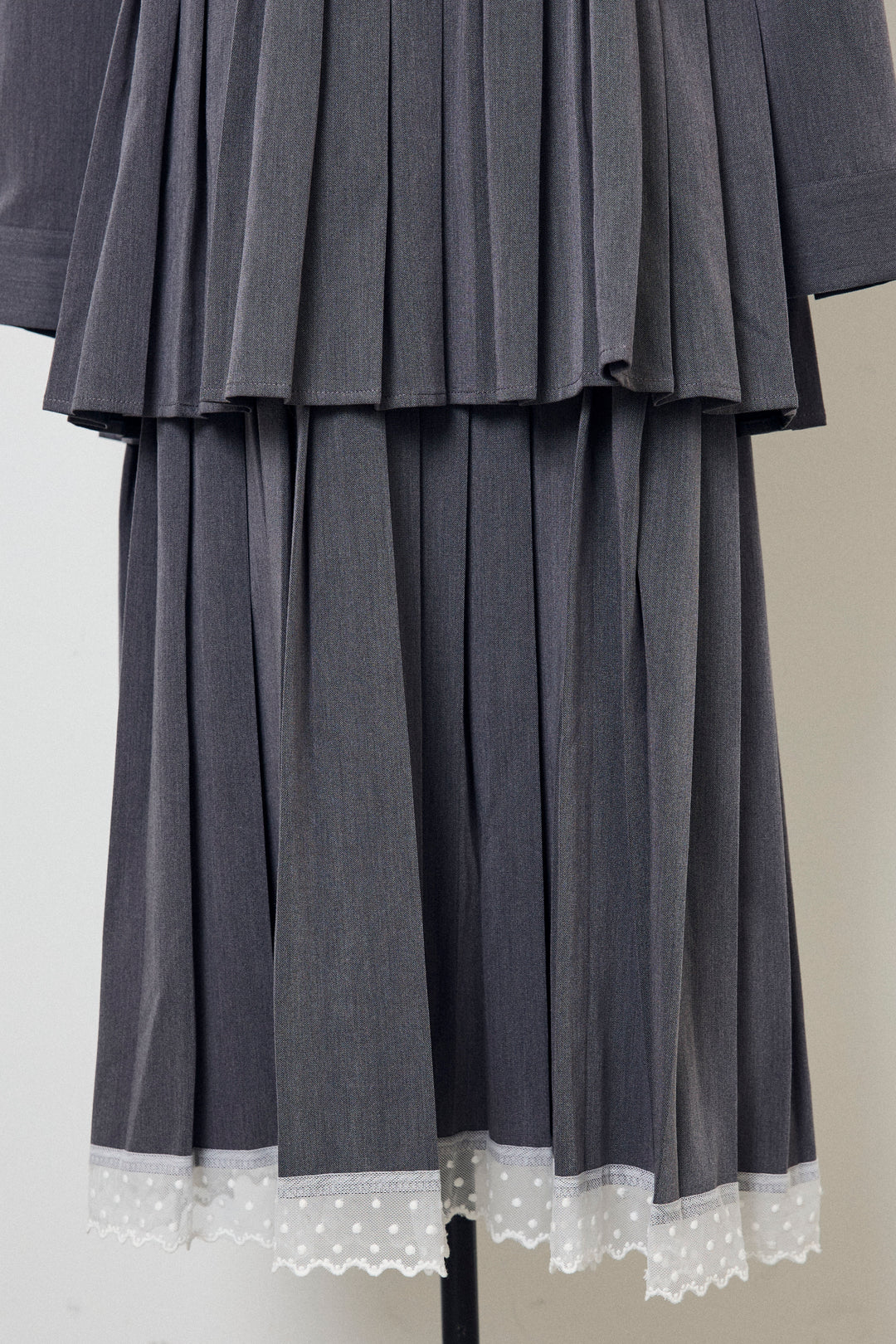 [予約]ダブルプリーツクラシカルワンピース