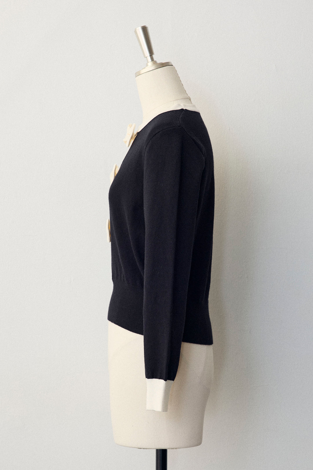 [予約]フロントリボンモチーフカーデ