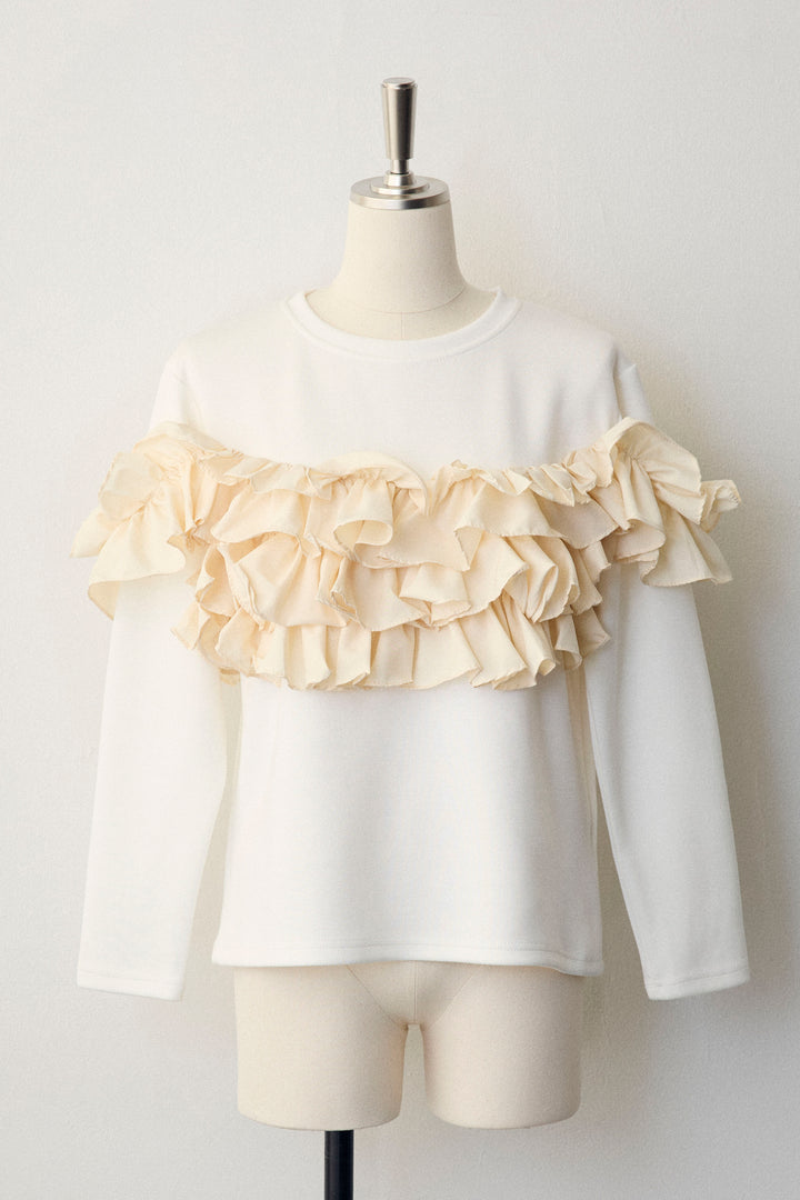 [予約]マルチウェイフリルプルオーバー