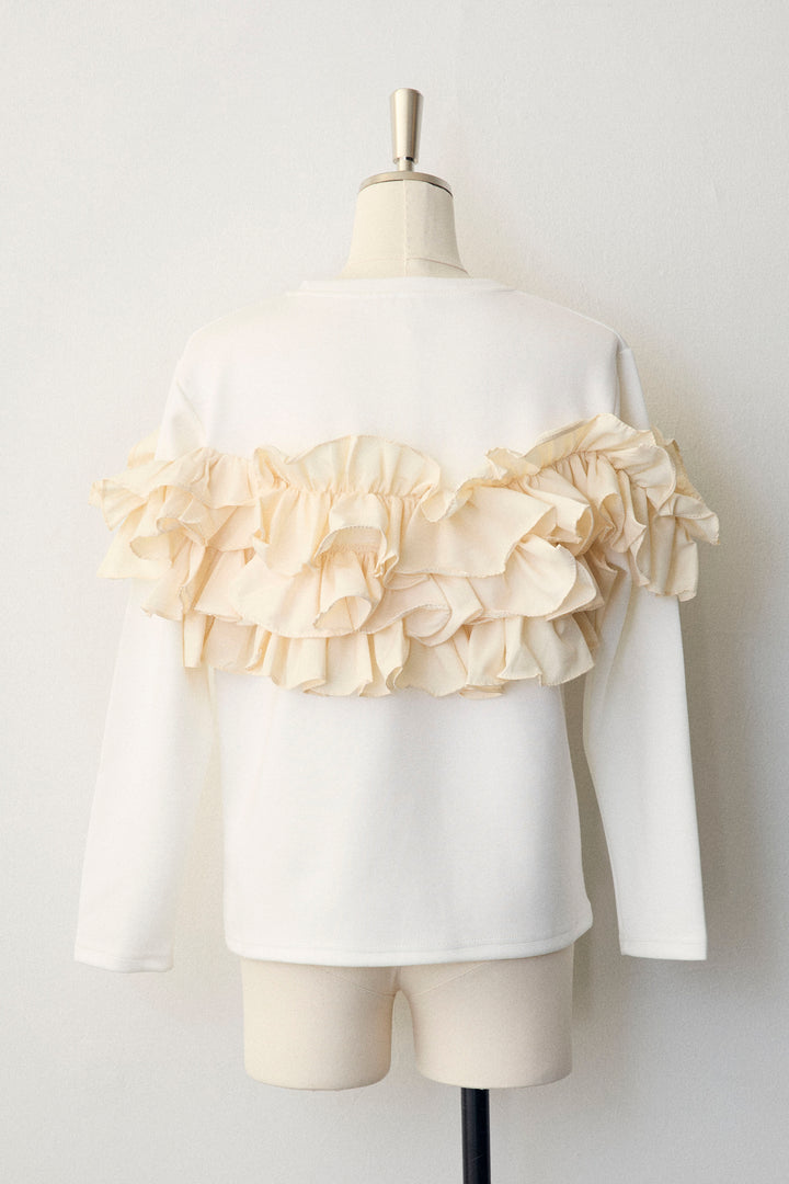 [予約]マルチウェイフリルプルオーバー