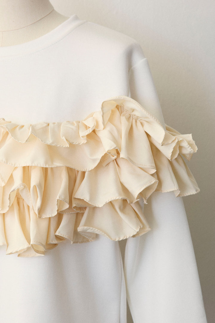 [予約]マルチウェイフリルプルオーバー