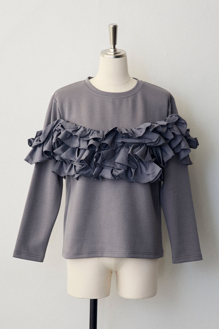 [予約]マルチウェイフリルプルオーバー