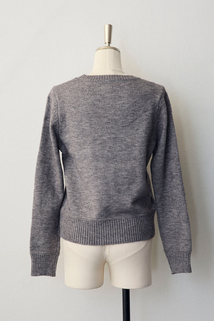 [予約]モチーフベアニットプルオーバー