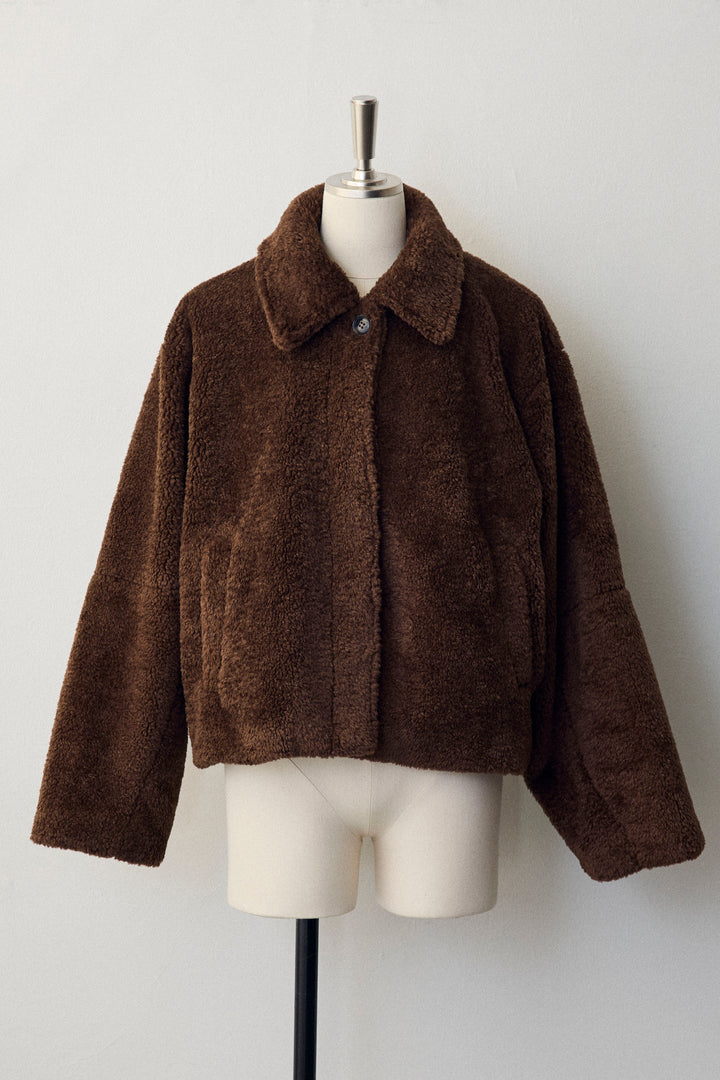 [予約]ボアコクーンスリーブジャケット