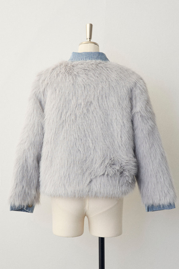 [予約]デニムシャツドッキングファージャケット