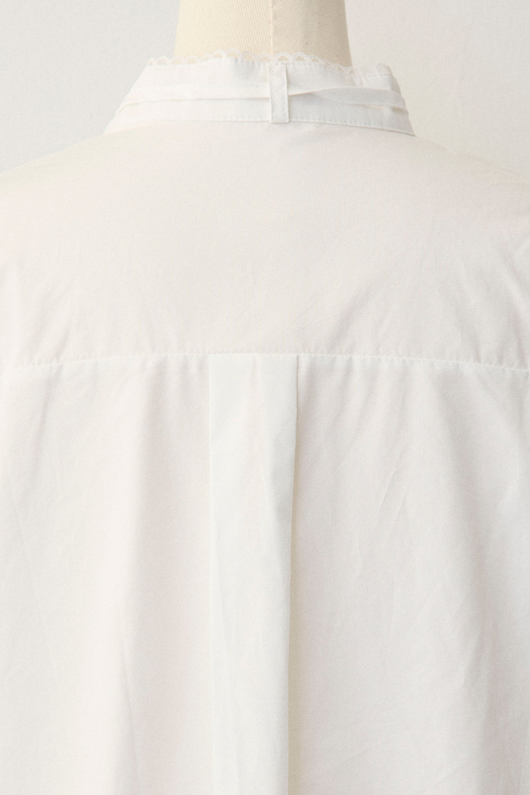 [予約]レースヘムドッキングシャツ