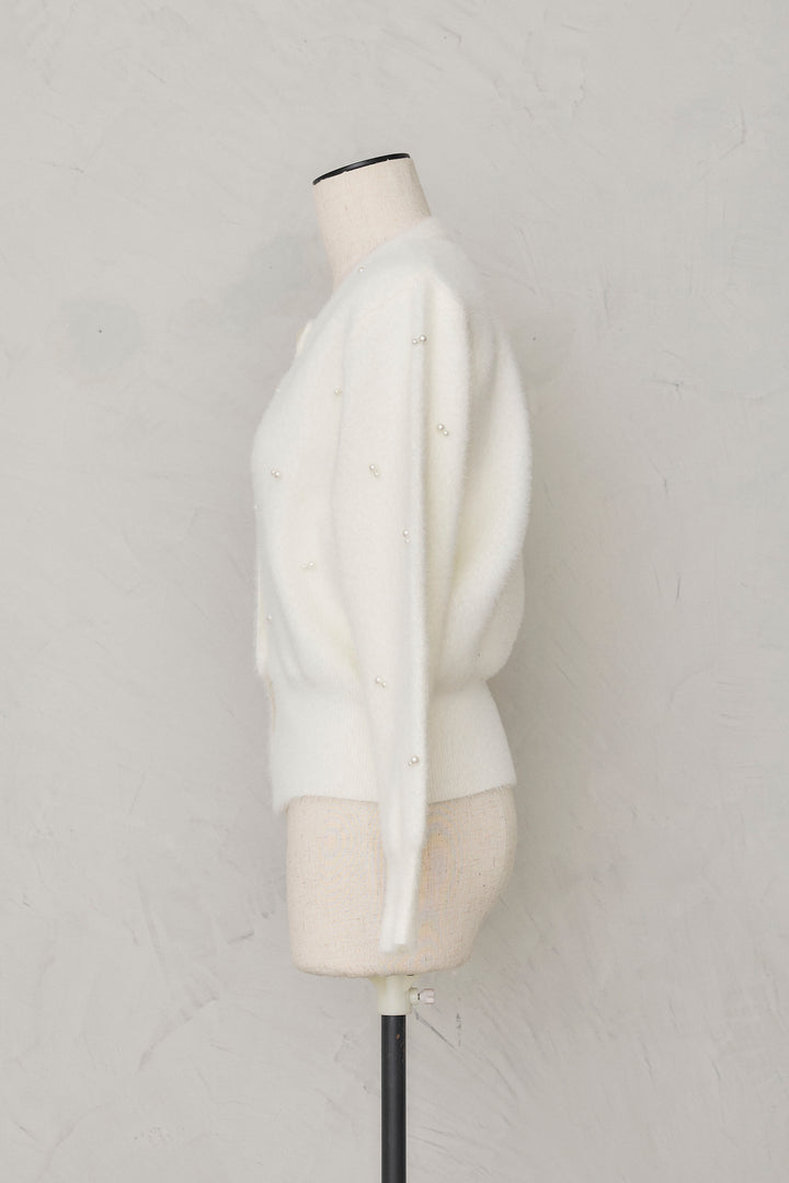 [予約]ミックスパールシャギーコーディガン