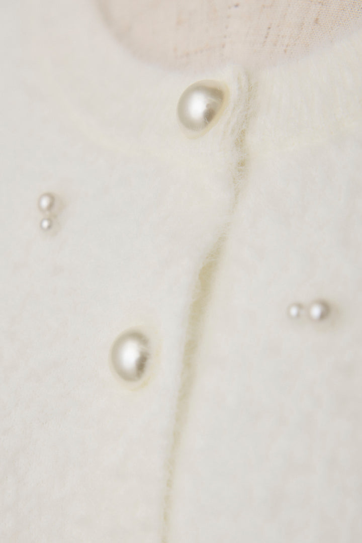 [予約]ミックスパールシャギーコーディガン