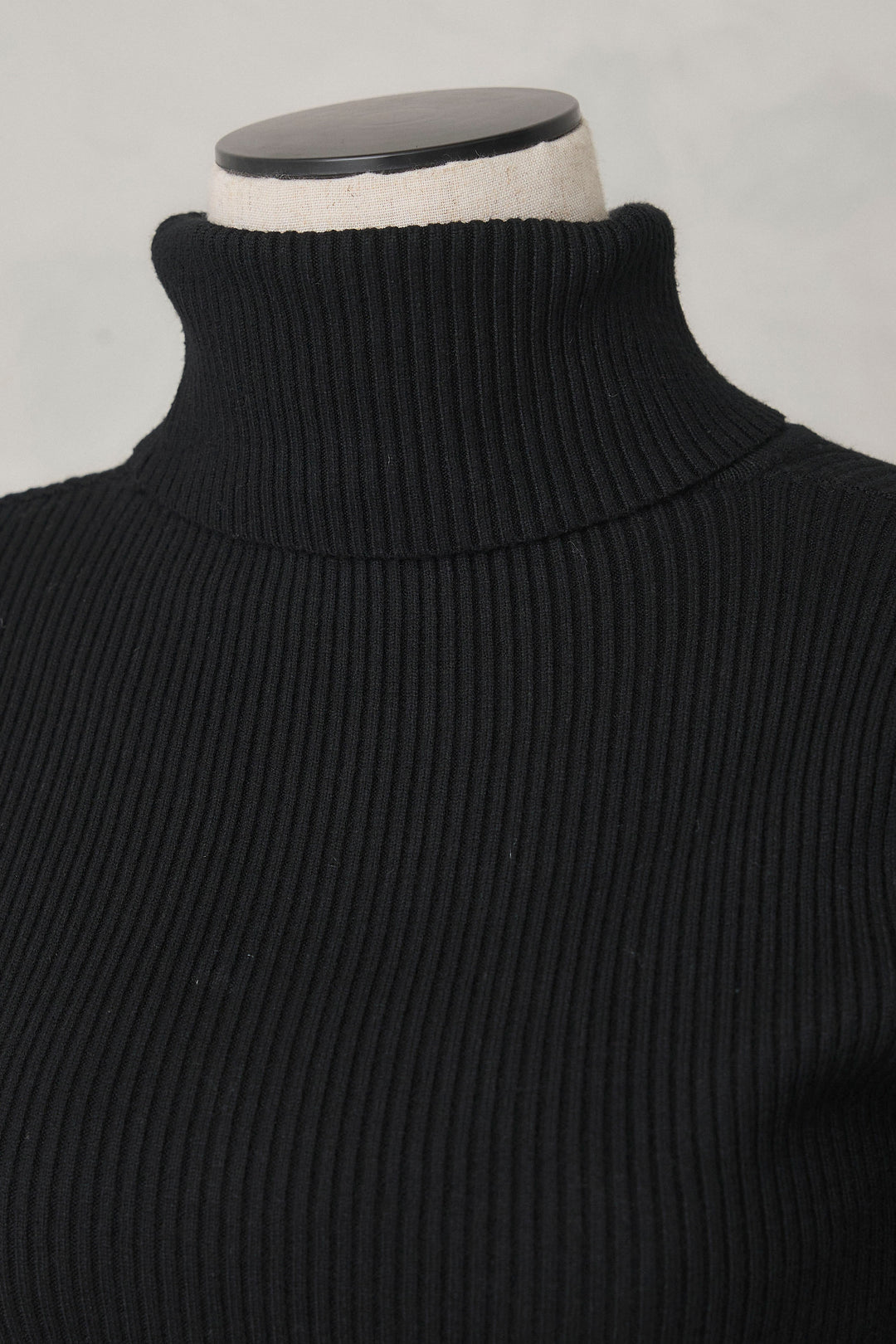 [予約]ベーシックリブタートルニット