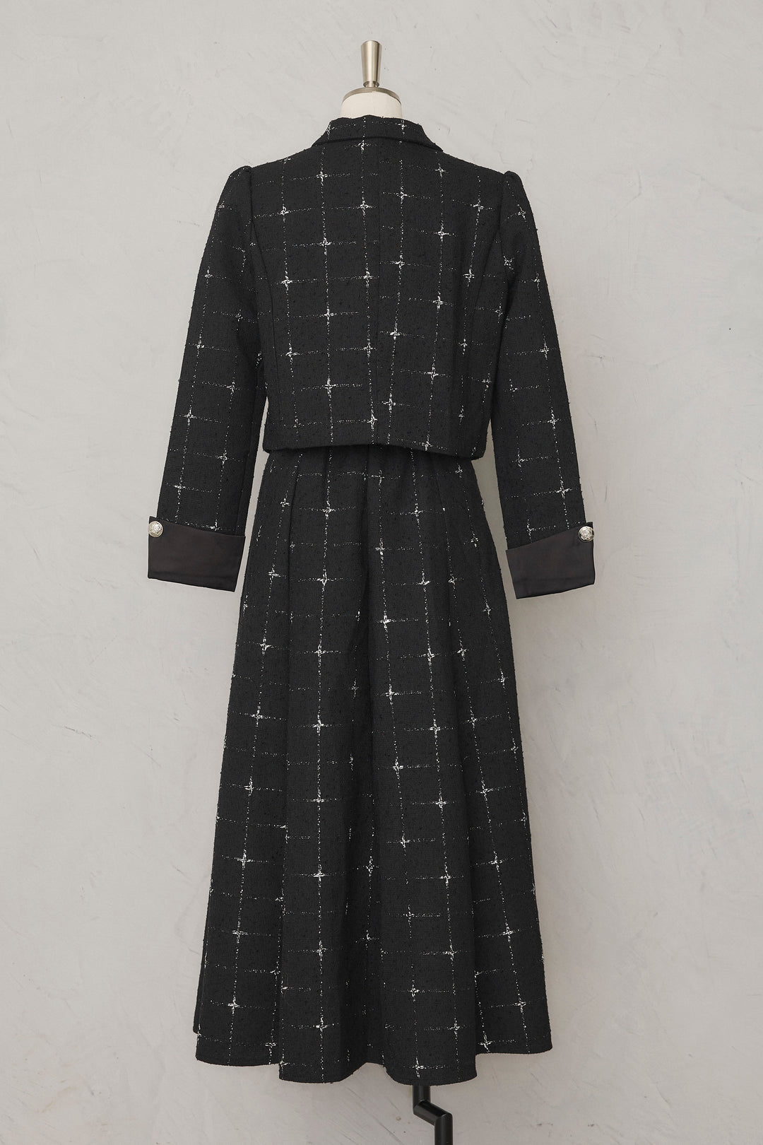 [予約]クラシックラインツイードリボン2wayセットアップ