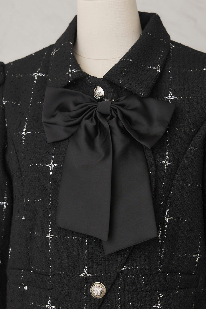 [予約]クラシックラインツイードリボン2wayセットアップ