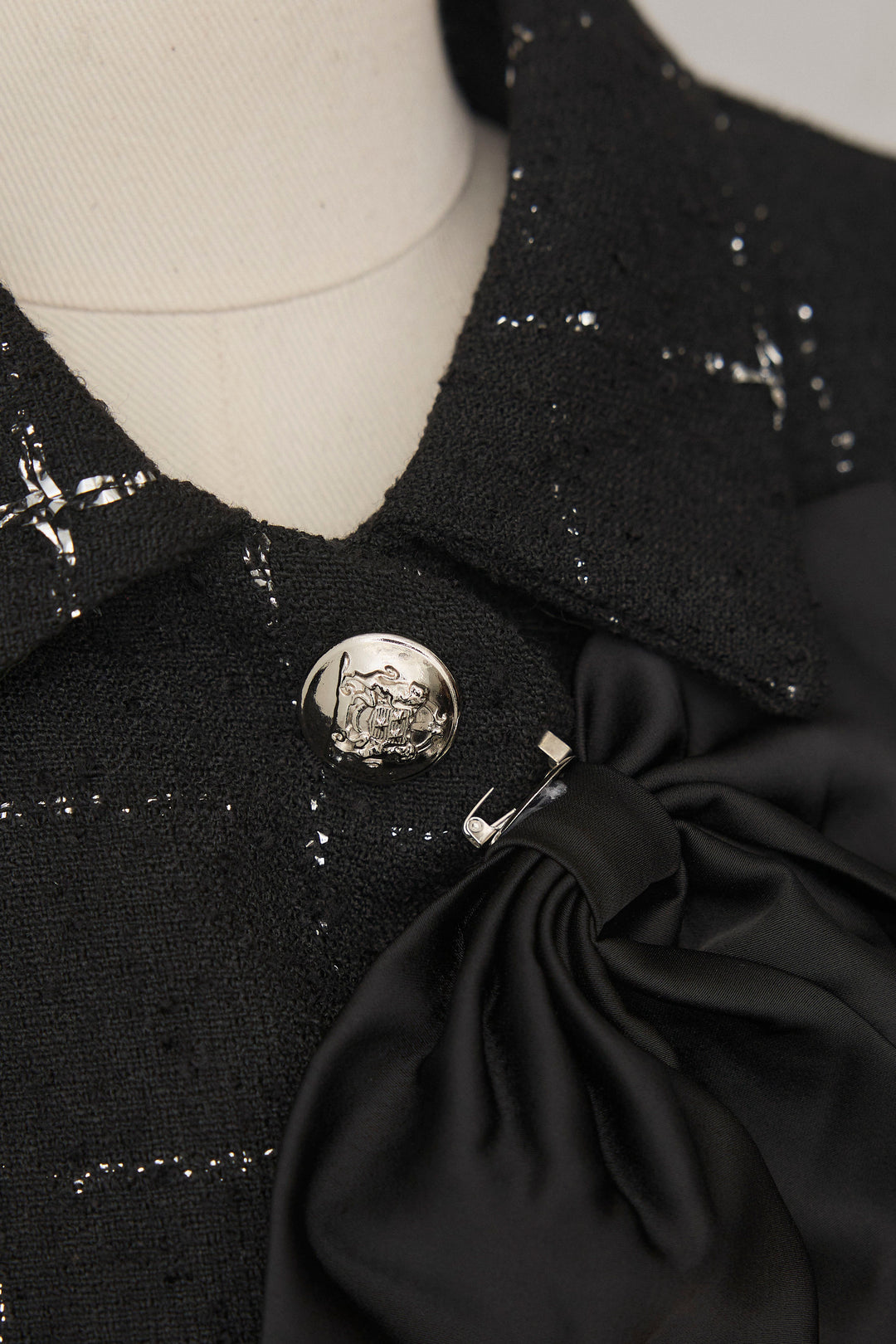 [予約]クラシックラインツイードリボン2wayセットアップ