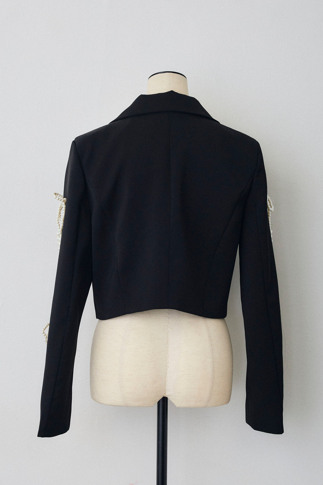 [予約]パールリボンクロップドジャケット