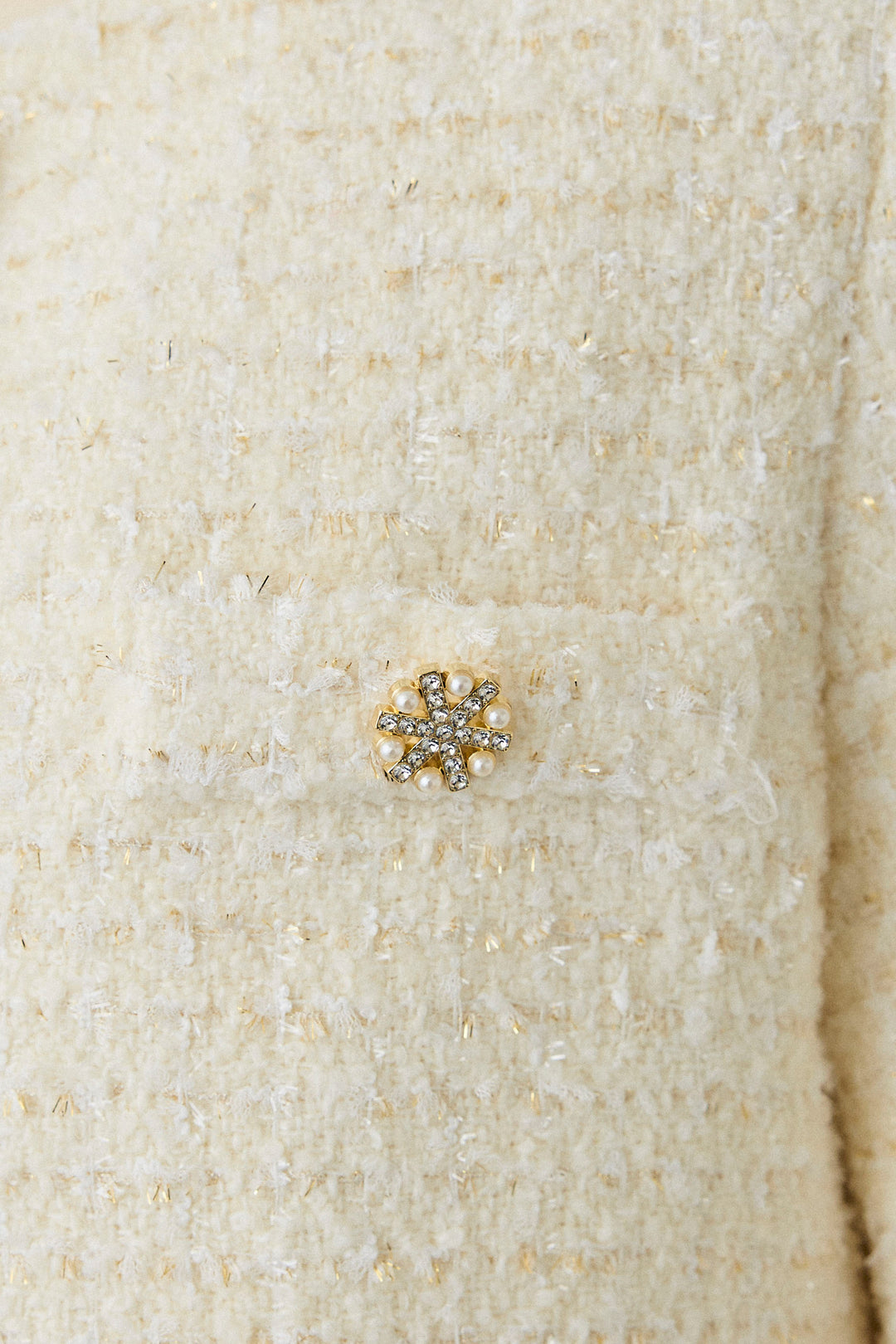 [予約]中綿ツイードロングファードッキングジャケット