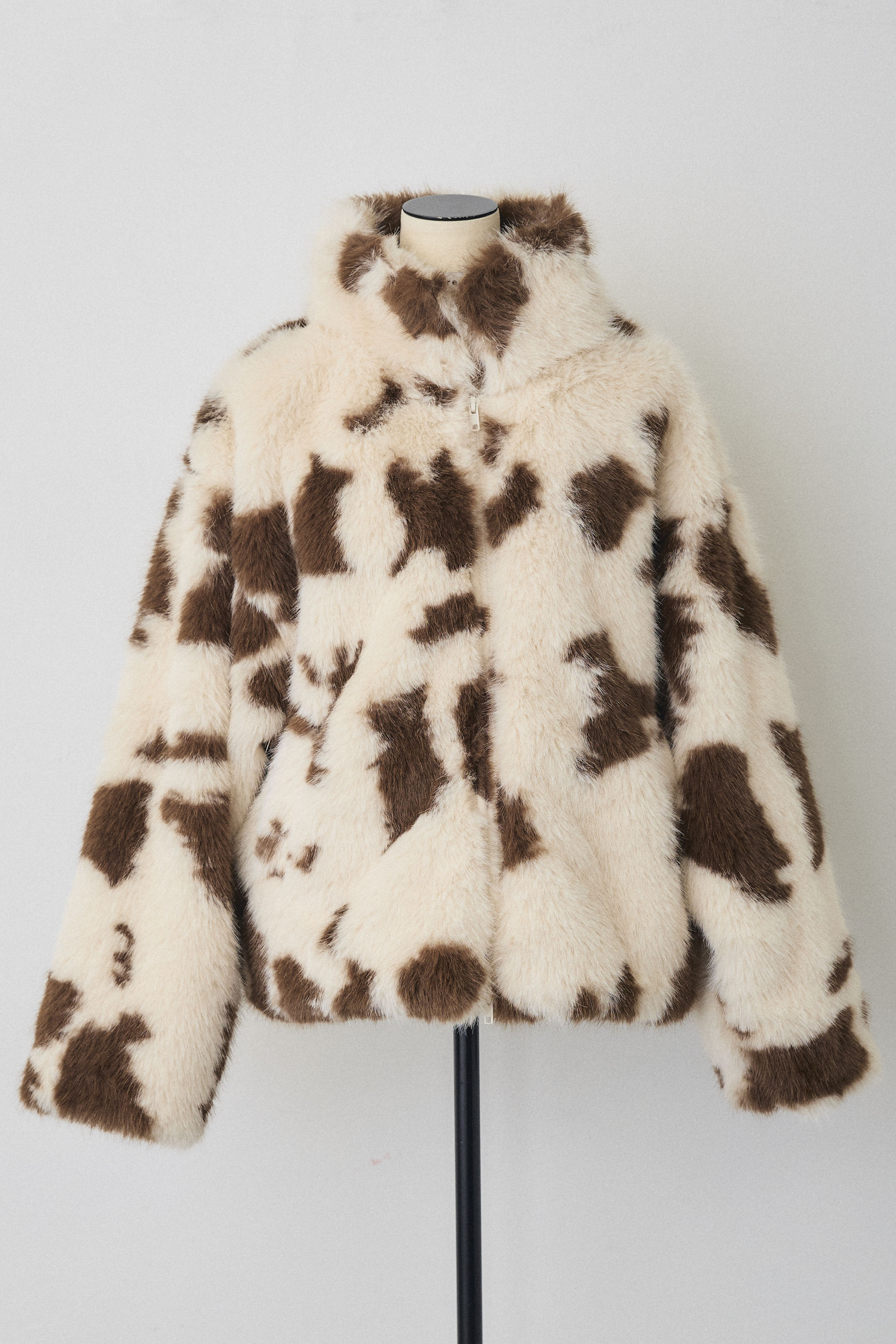 searoomlynn ファー　アウター　cow柄 searoomlynn ファーコート cow柄 SeaRoomlynn（毛皮/ファーコート