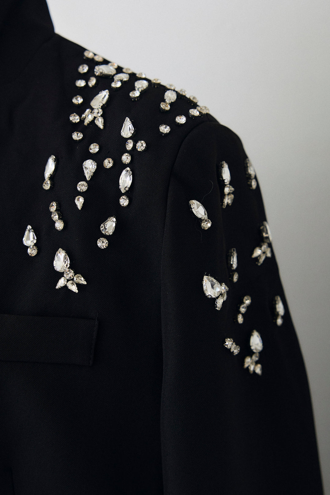 [予約]ショルダービジューマニッシュジャケット