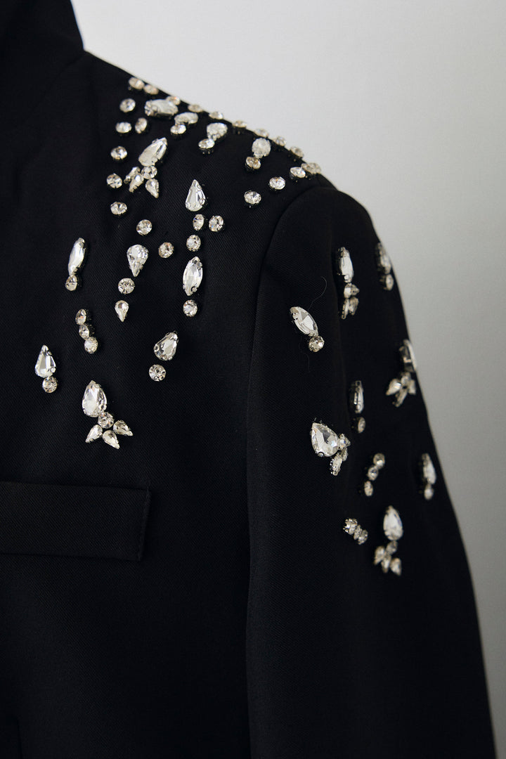 [予約]ショルダービジューマニッシュジャケット