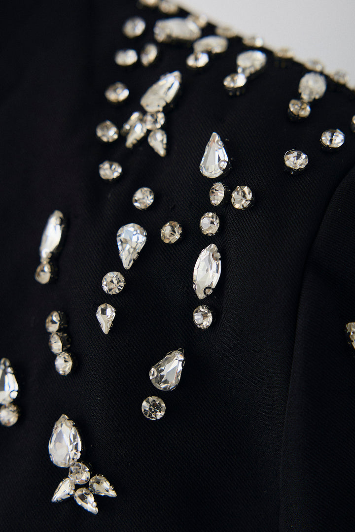 [予約]ショルダービジューマニッシュジャケット