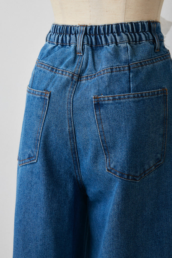 [予約]ウエストアシメデニムパンツ