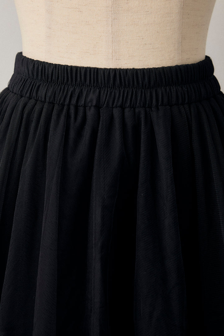 [予約]配色フリルティアードロマンティックスカート