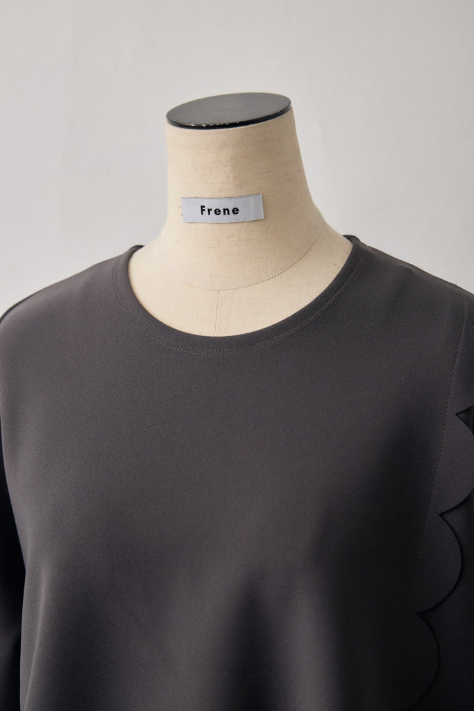 [予約]アシメスカラップポンチプルオーバー