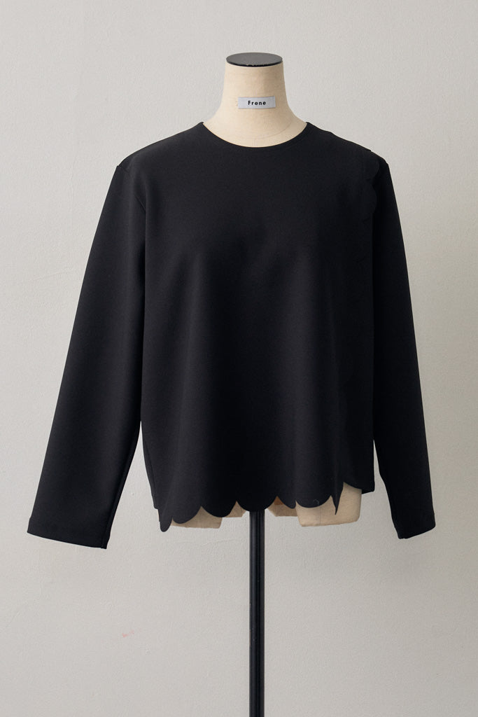 [予約]アシメスカラップポンチプルオーバー