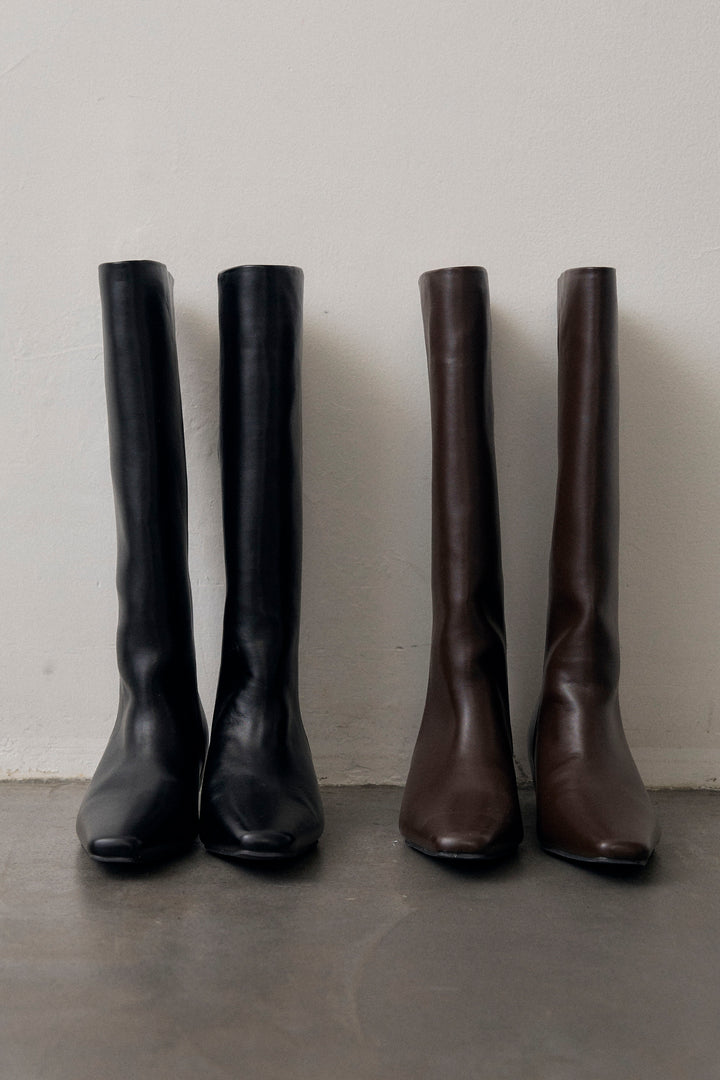 [予約]美シルエットインソールロングブーツ