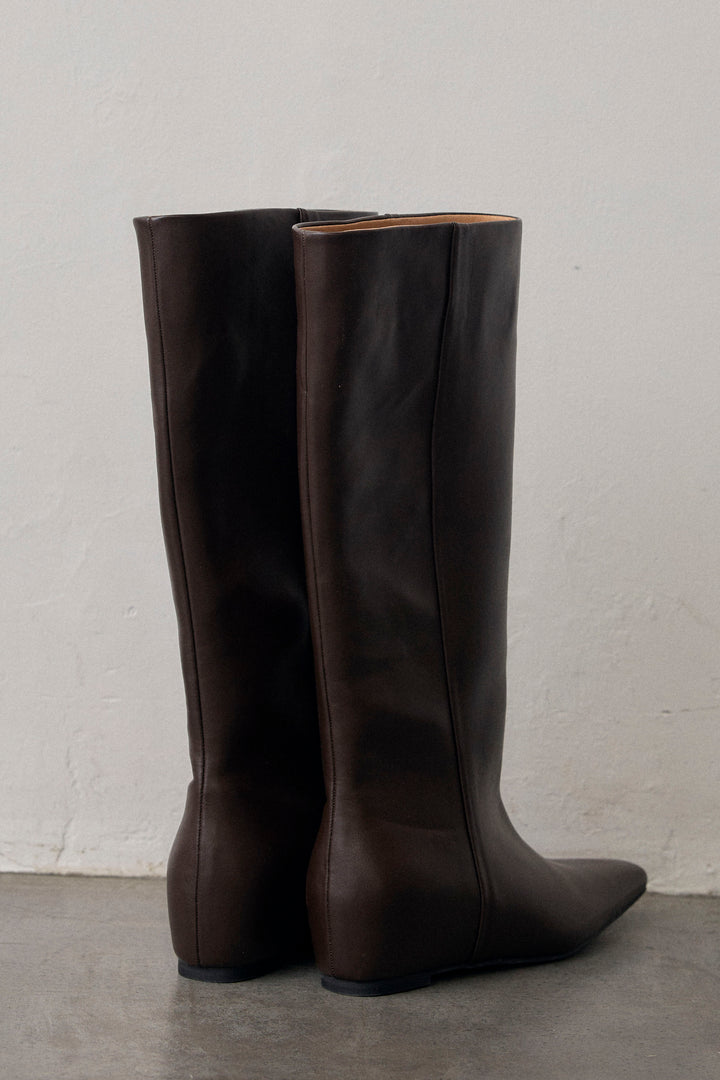 [予約]美シルエットインソールロングブーツ