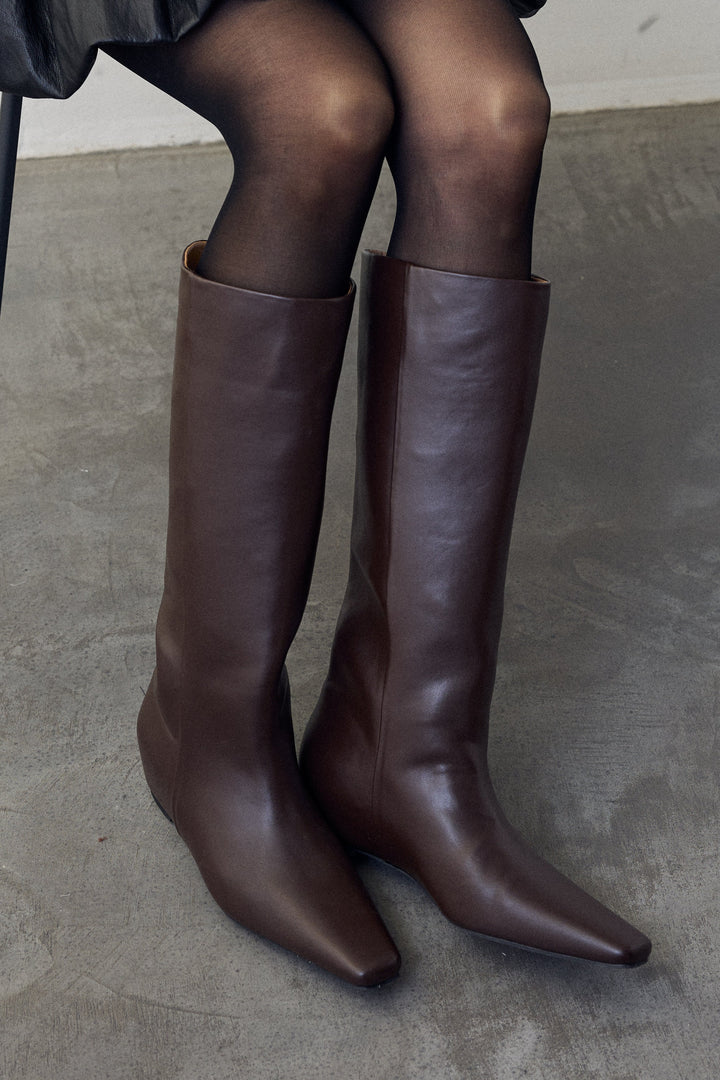 [予約]美シルエットインソールロングブーツ