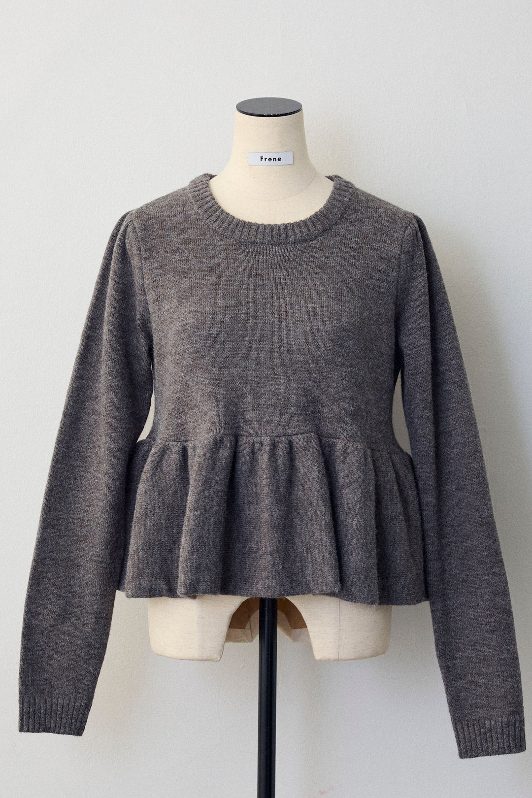 [予約]アルパカタッチバルーンヘムニットプルオーバー