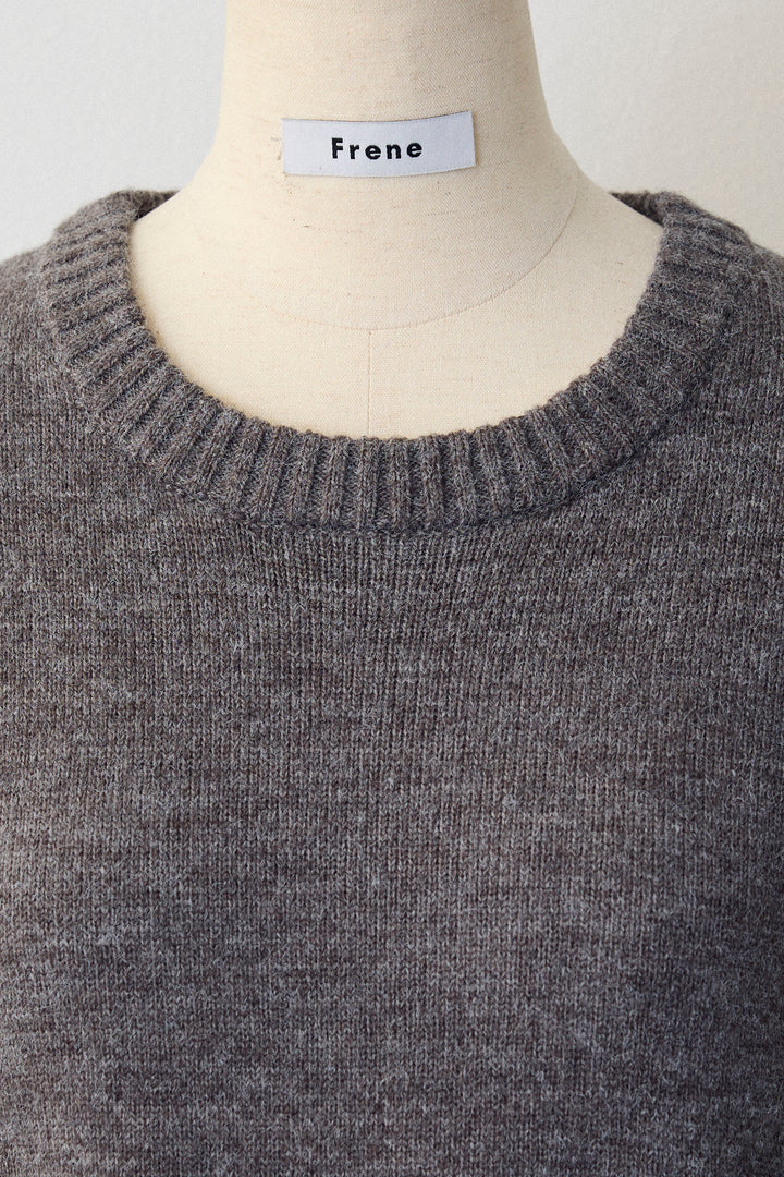 [予約]アルパカタッチバルーンヘムニットプルオーバー