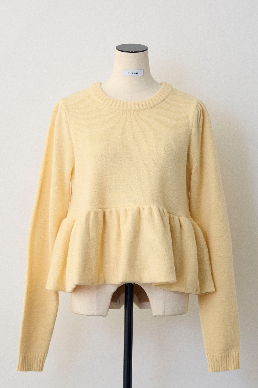 [予約]アルパカタッチバルーンヘムニットプルオーバー