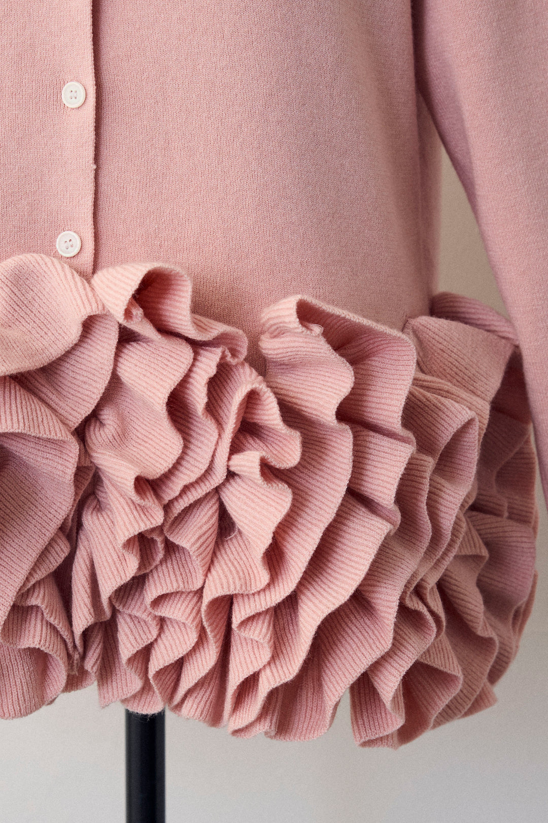 [予約]フリルホイップニットカーディガン