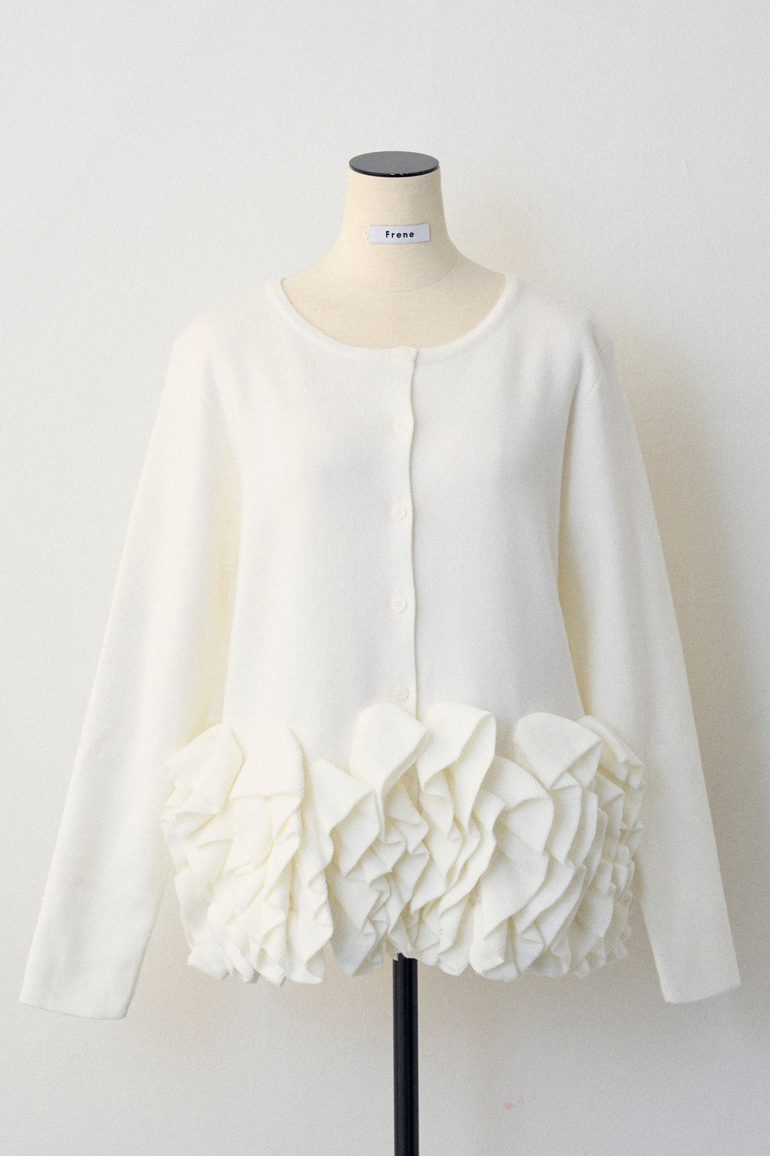 [予約]フリルホイップニットカーディガン