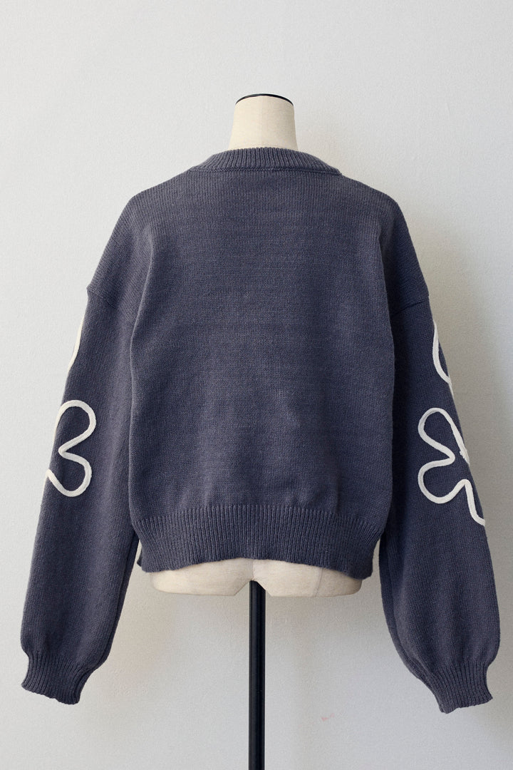 [予約]コードフラワーニットプルオーバー