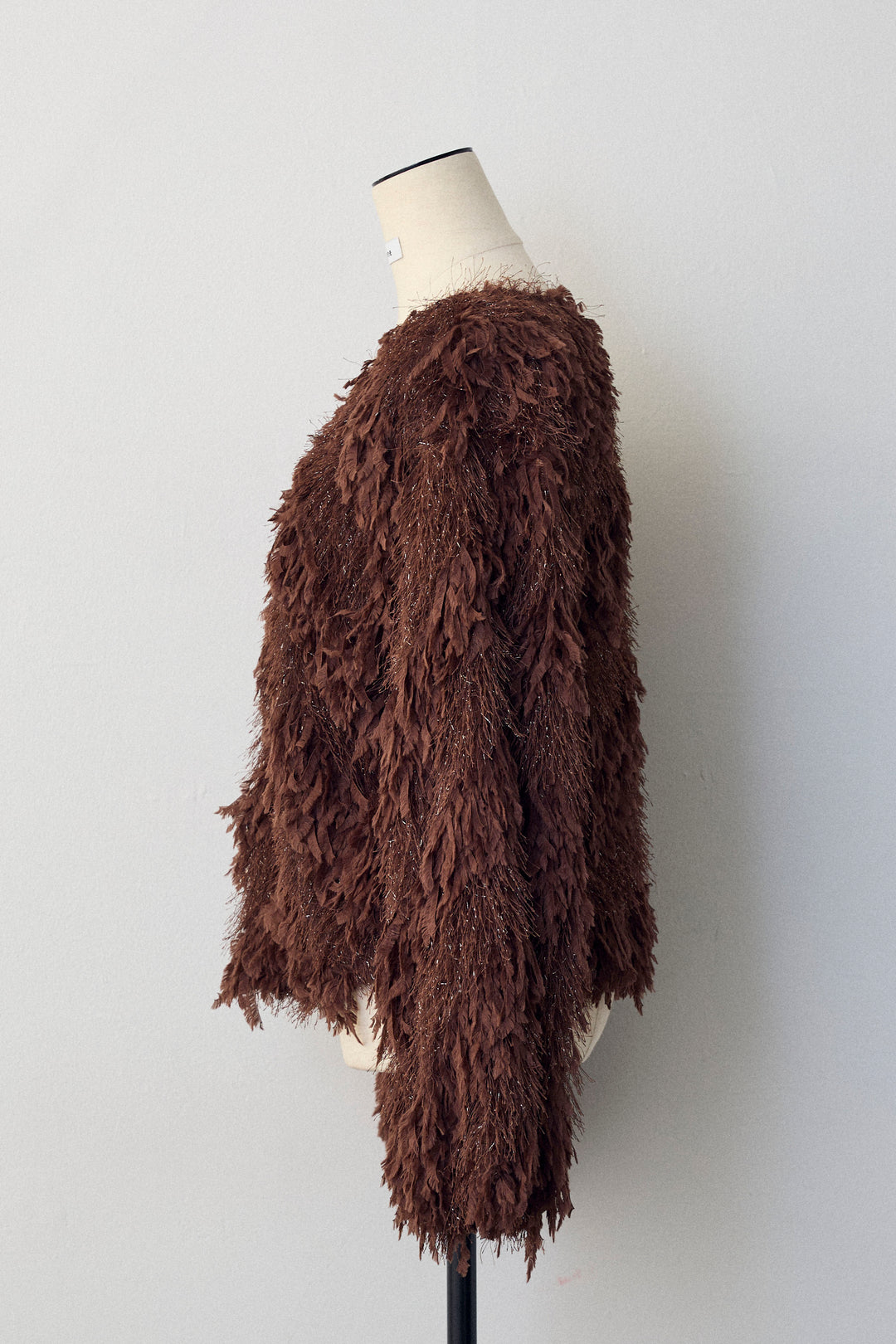 [予約]フリンジラメシャギーニットプルオーバー