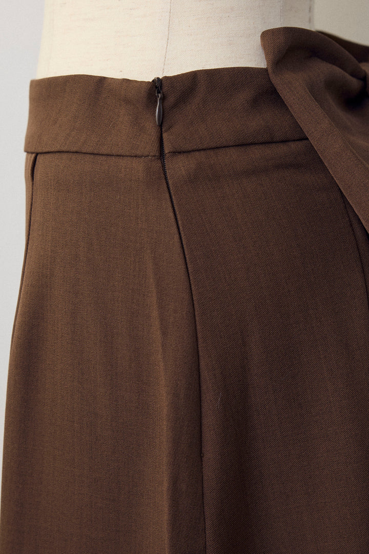 [予約]バックリボンセミフレアスカート