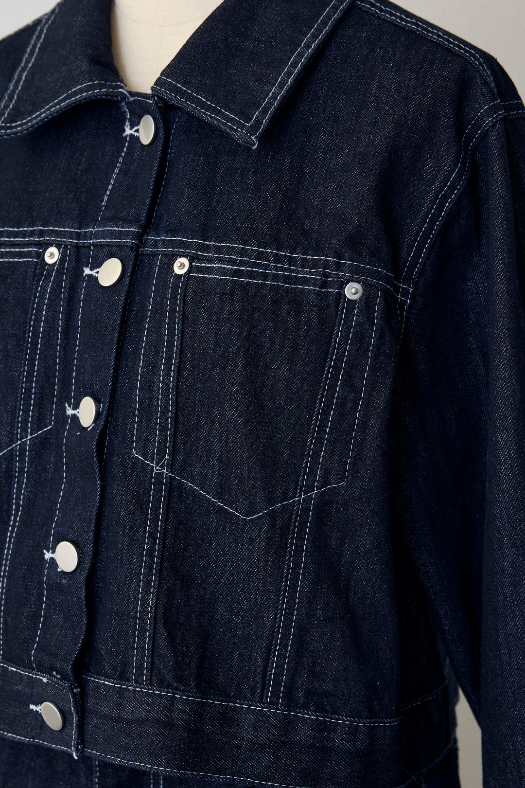 [予約]クロップドデニムセットアップ