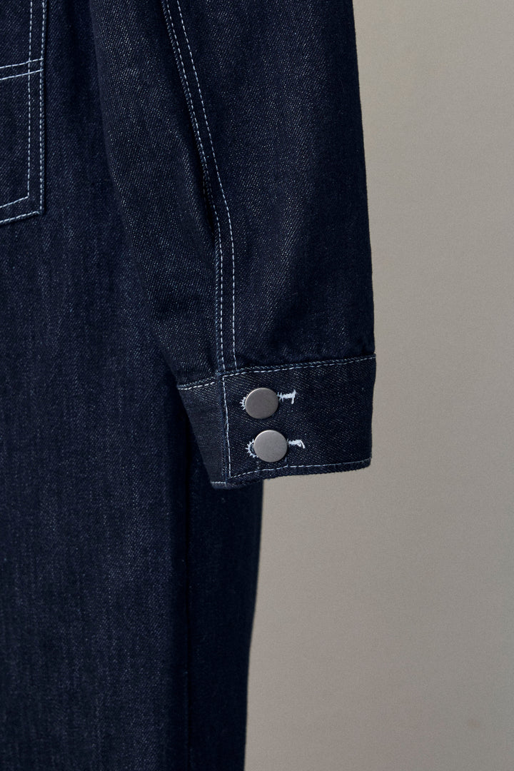 [予約]クロップドデニムセットアップ