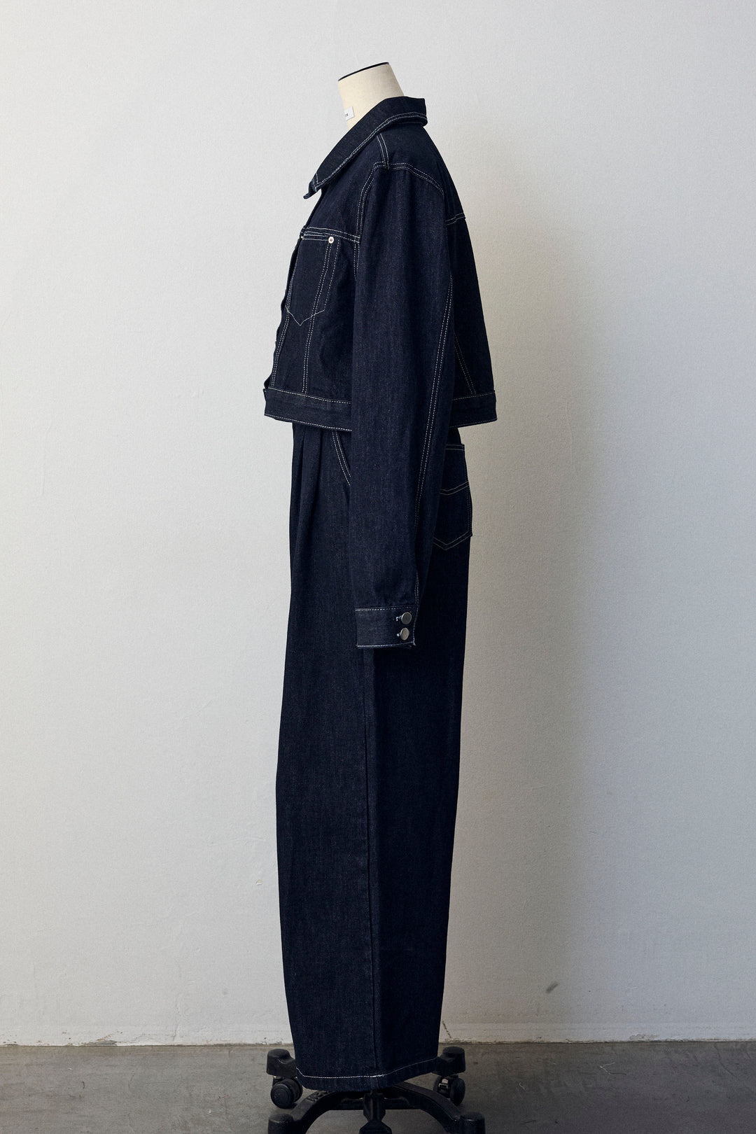 [予約]クロップドデニムセットアップ