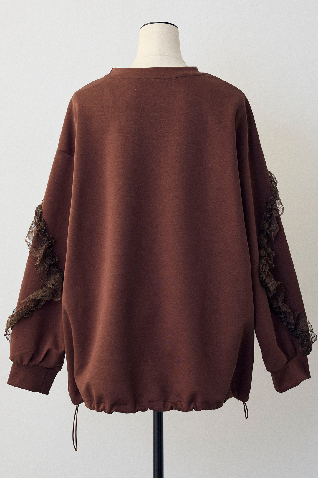 [予約]レースフリルランダムラインスウェット