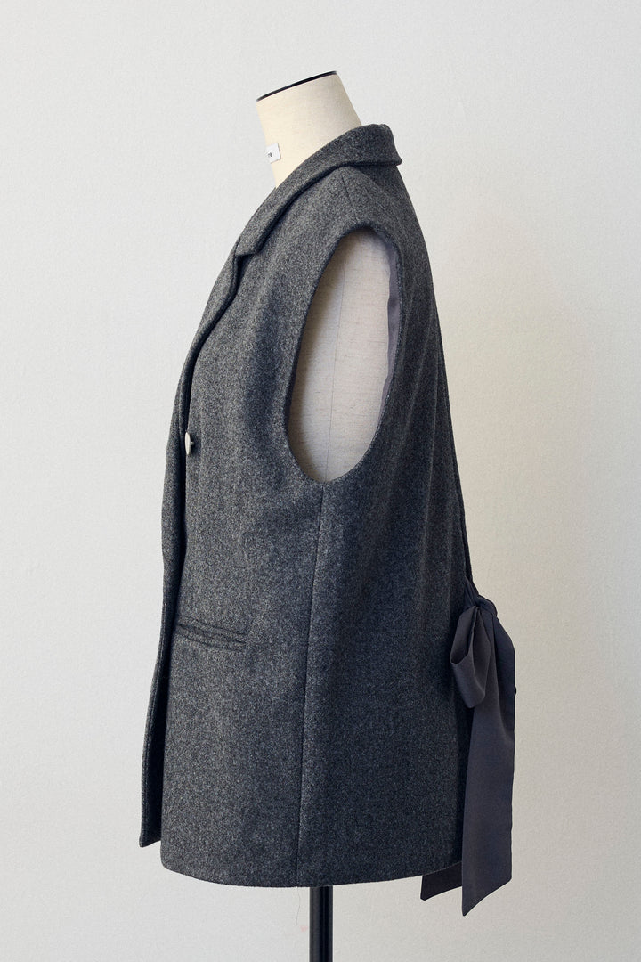 [予約]バックリボンテーラーベスト