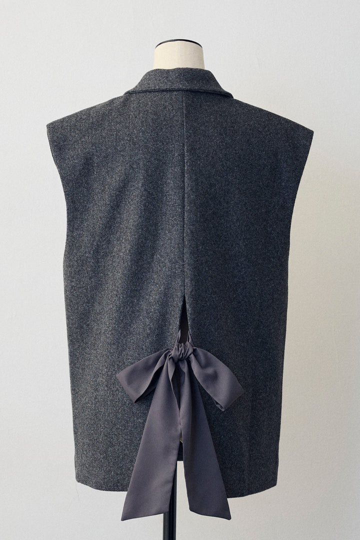 [予約]バックリボンテーラーベスト