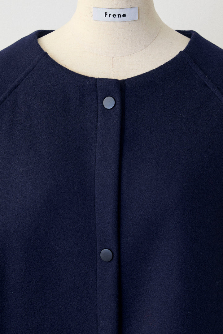 [予約]ウールライクドルマンポンチョコート