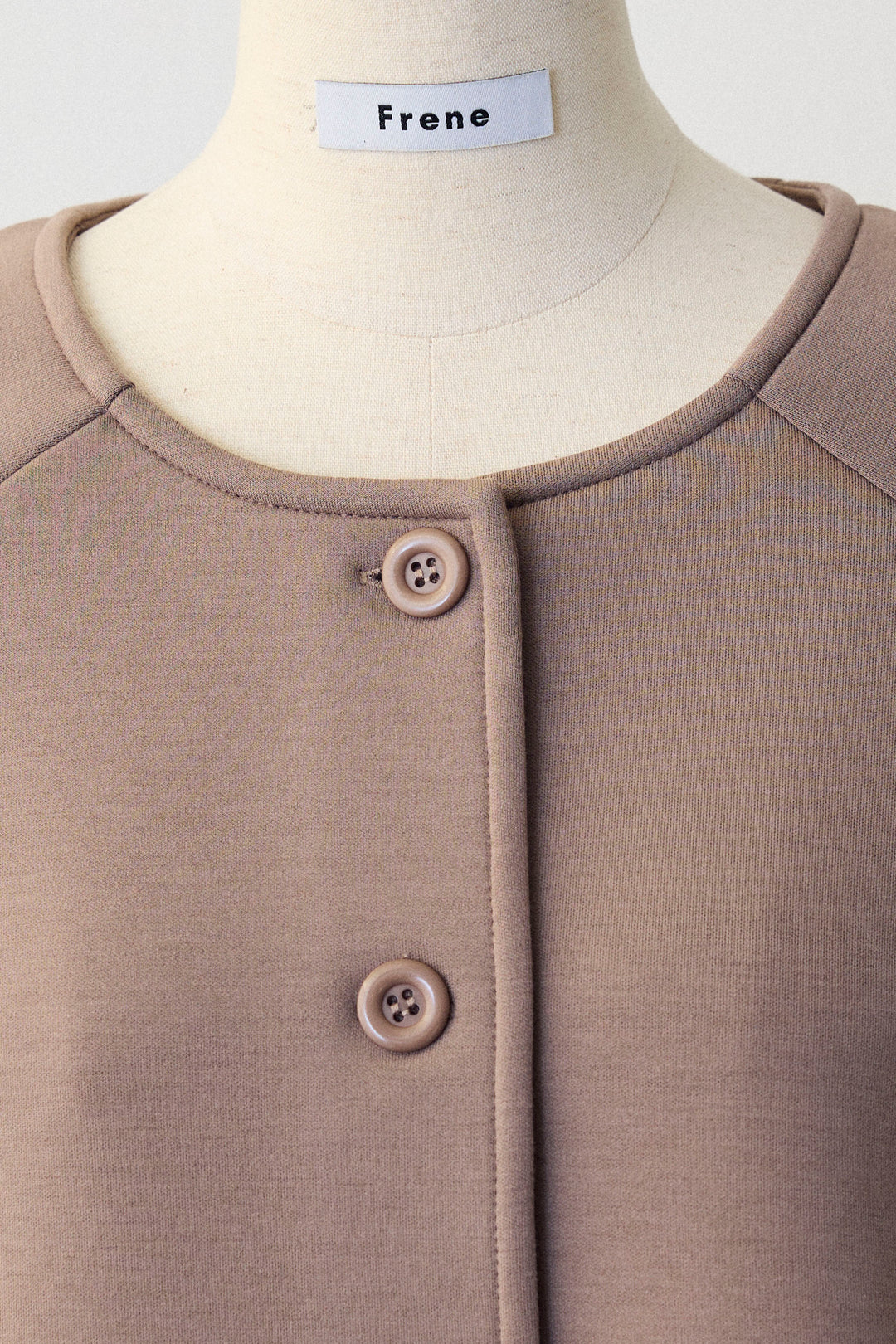 [予約]フリルティアードボンディングクロップドコート