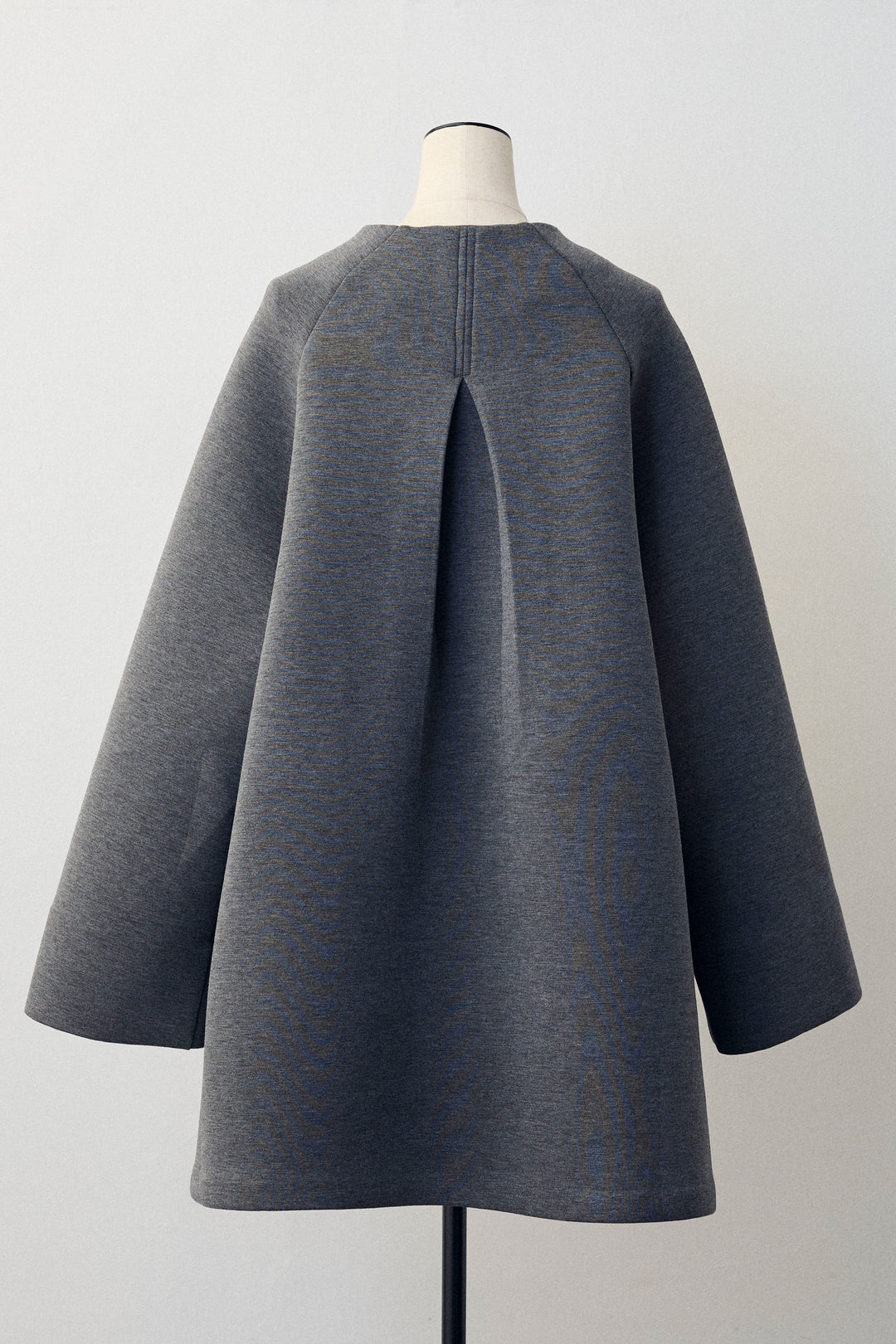 [予約]フリルポケットボンディングノーカラーコート