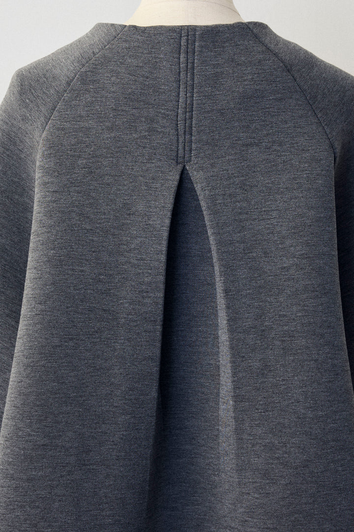 [予約]フリルポケットボンディングノーカラーコート