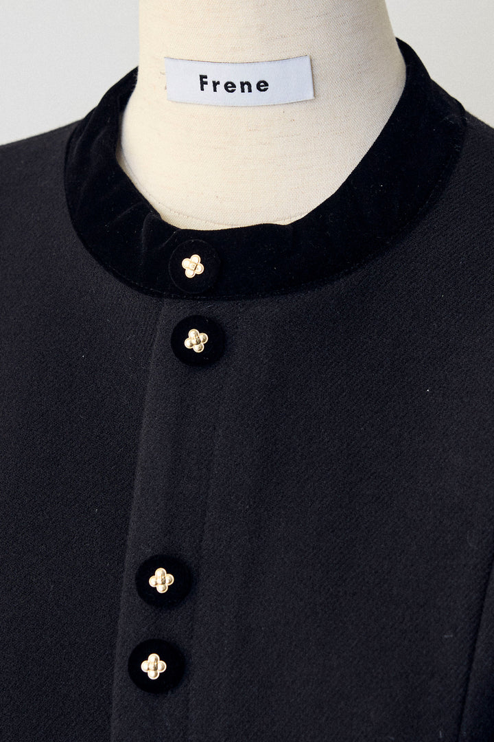 [予約]クラシカルウエストシェイプフレアコート