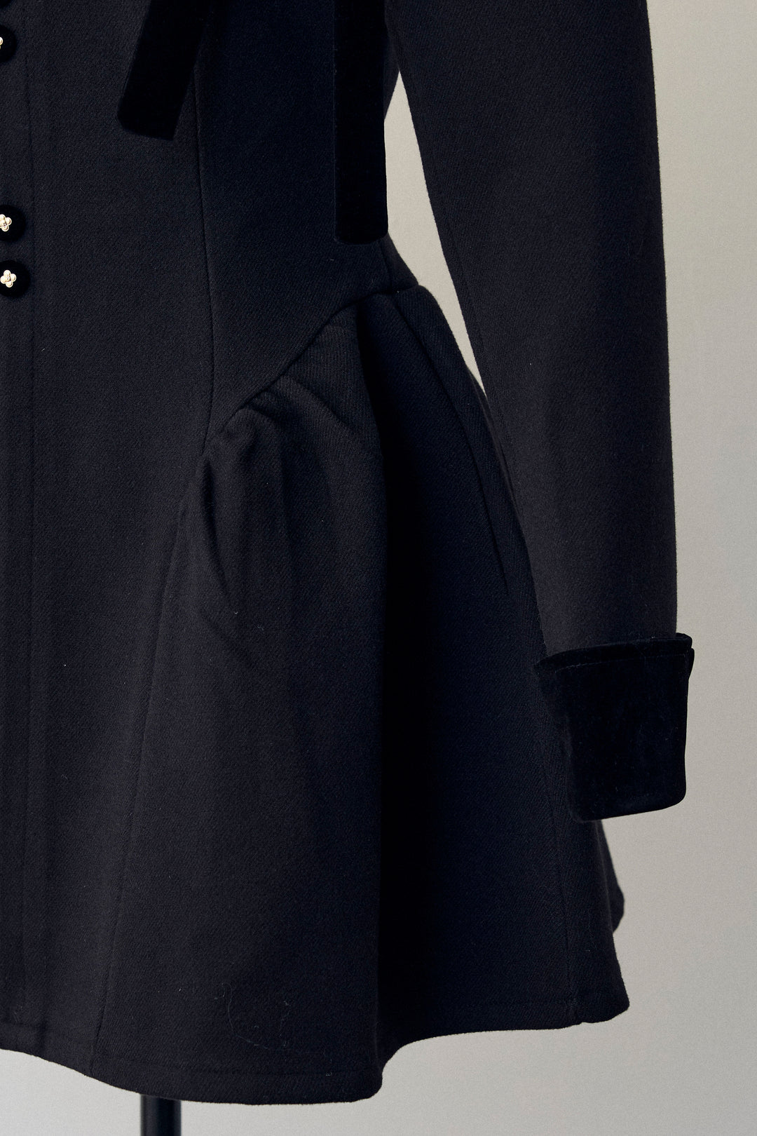 [予約]クラシカルウエストシェイプフレアコート